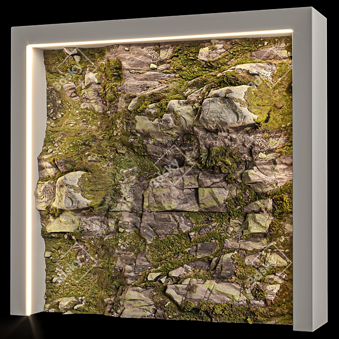 3D Stone Wall Model-2021 3D model image 1