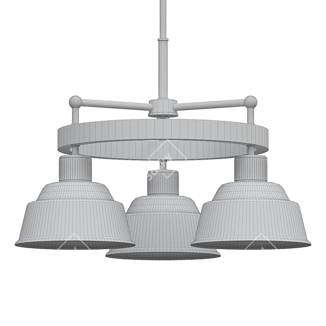 Elegant Eastmont Chandelier 3D model image 2