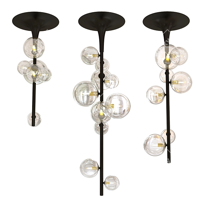 Elegant IONA Lighting Fixture 3D model image 1