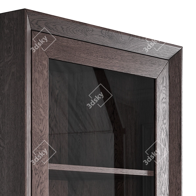 Italiano Toscana Bookcase: Classic elegance for your library 3D model image 3