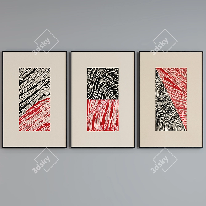 Abstract Frame Set 3D model image 3