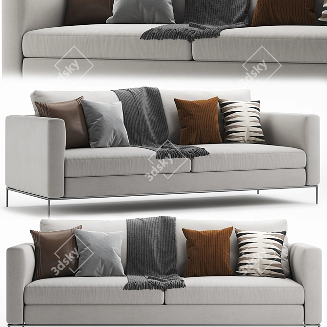 2017 Larson Felis Sofa 3D model image 1