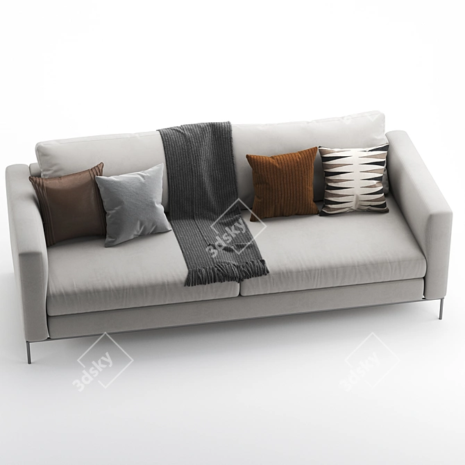 2017 Larson Felis Sofa 3D model image 3