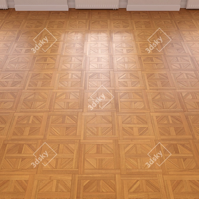 Luxury Parquet Flooring 3D model image 3