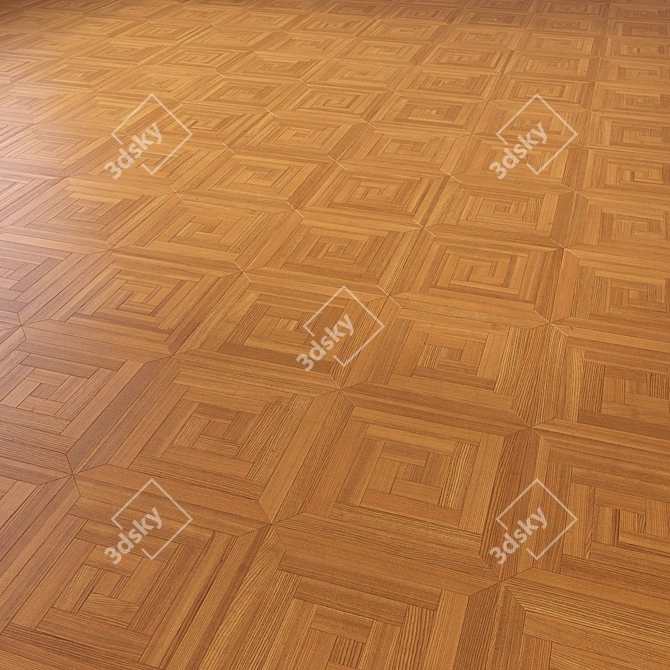 Luxury Parquet Flooring 3D model image 5