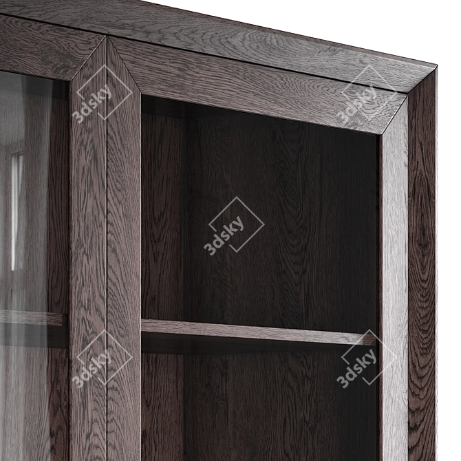 Italian Classico Toscana 2-Door Bookcase 3D model image 3