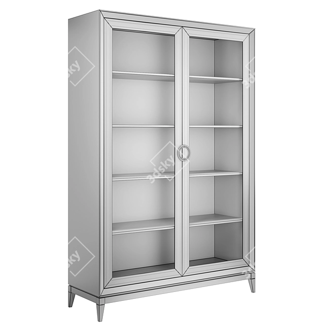 Italian Classico Toscana 2-Door Bookcase 3D model image 5