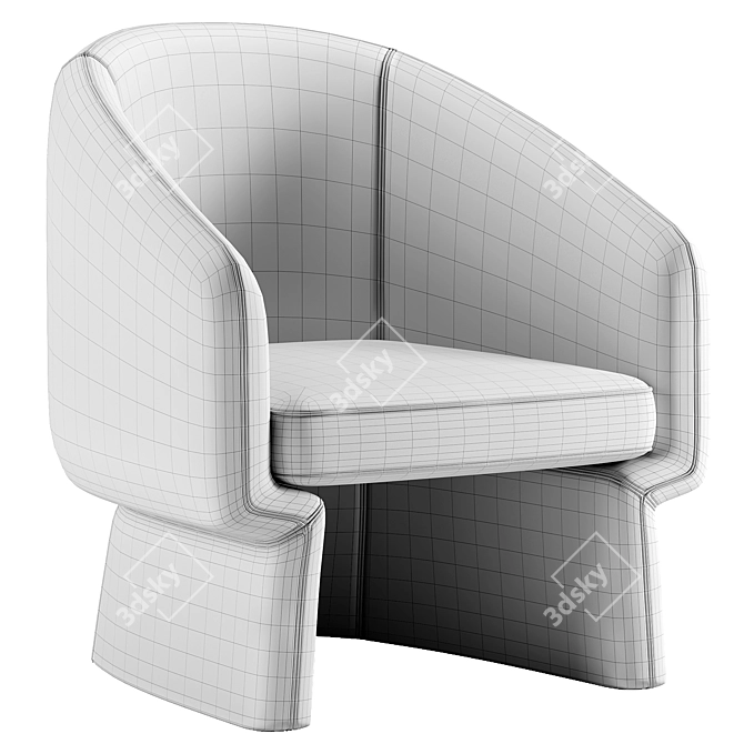 ComfortMax Lounge Chair | Stylish Design | Quality Materials 3D model image 4