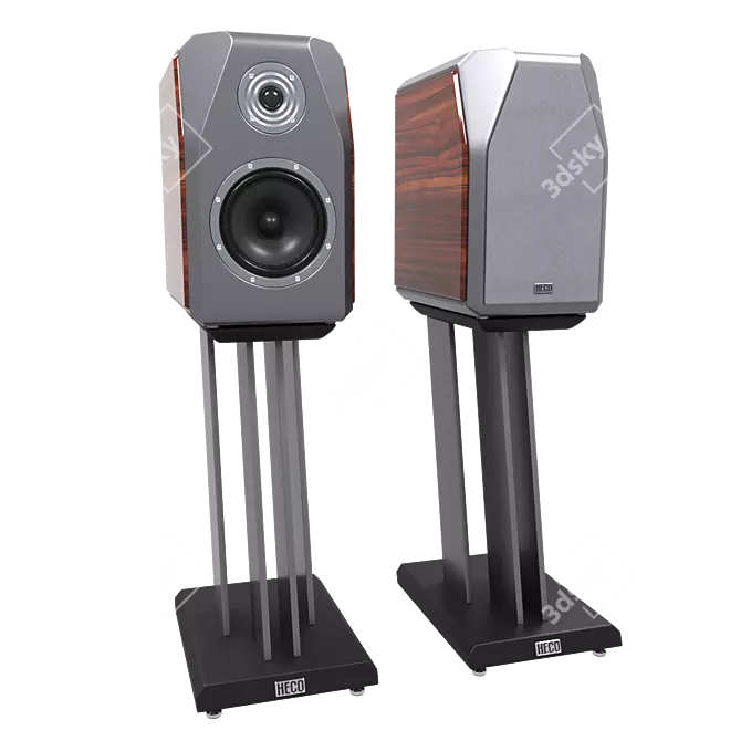 Heco BellaDonna Bookshelf Speakers 3D model image 1