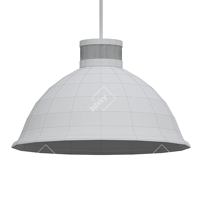 Modern Minimalist LED Pendant 3D model image 2