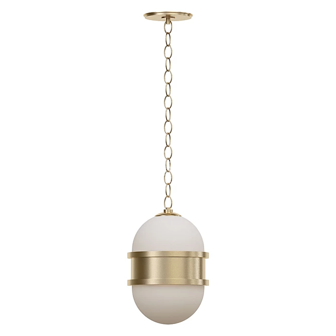 Elegant Cristof Pendant Light 3D model image 1