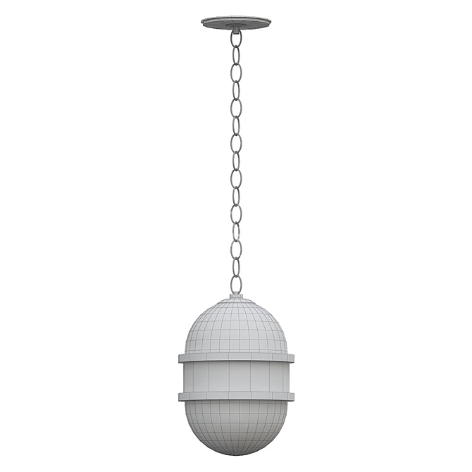 Elegant Cristof Pendant Light 3D model image 2