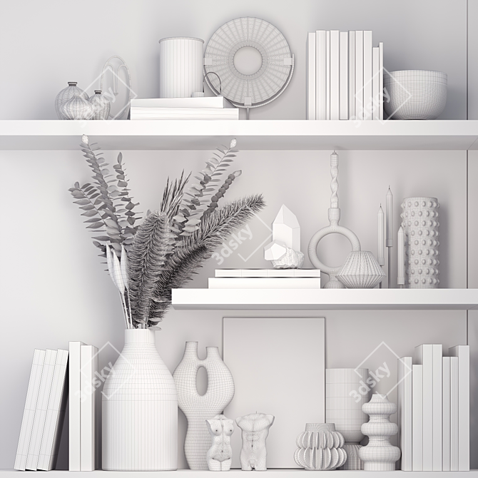 Elegant Decor Set: Enhance Your Space 3D model image 2