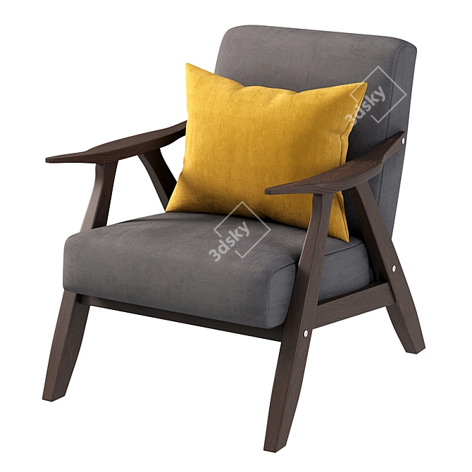 Hofstetter Armchair: Modern Comfort 3D model image 2