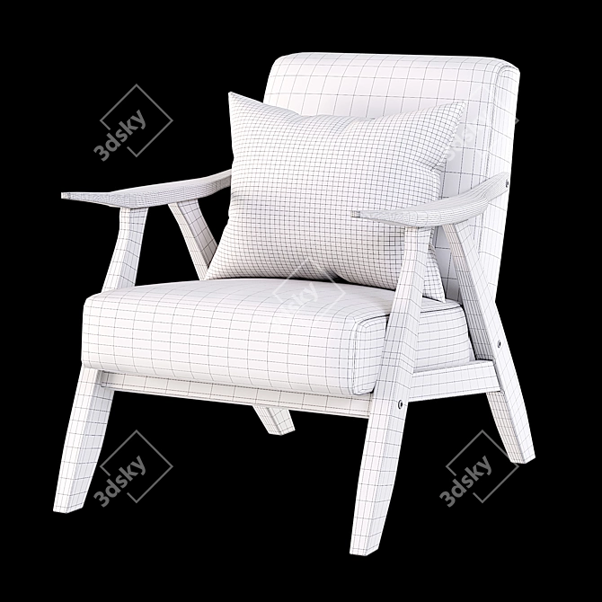 Hofstetter Armchair: Modern Comfort 3D model image 4