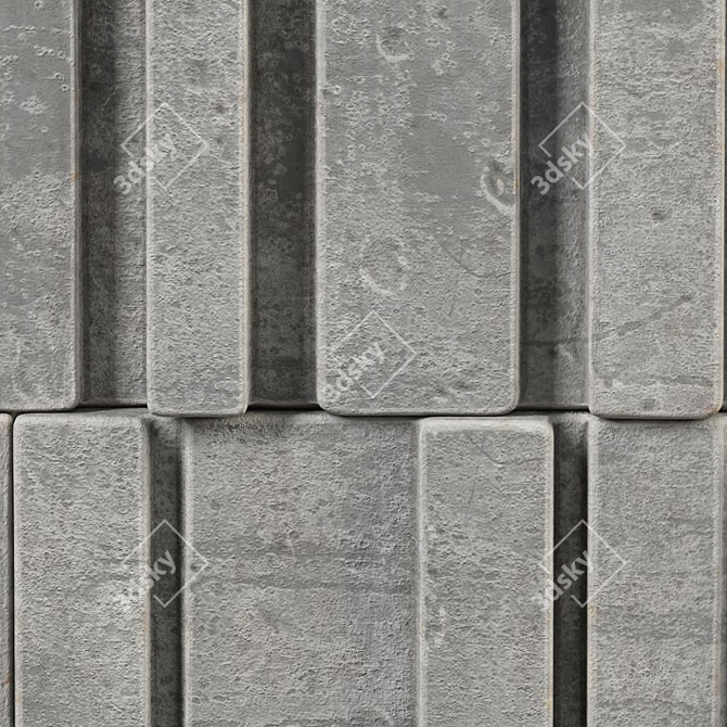 Panel Stone Slab Line N3: High-Quality Textures & UVW Unwrap Geometry 3D model image 5