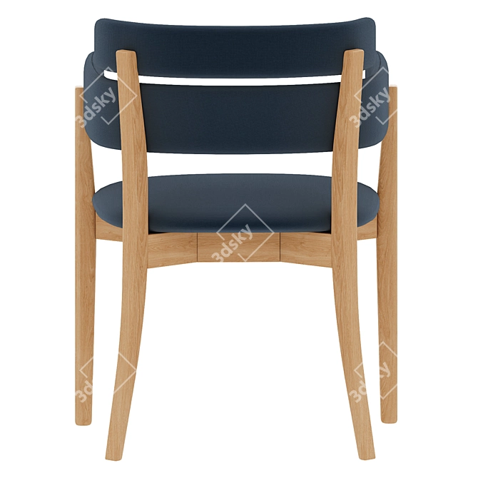 Trendy Tiras Chair: A Modern Masterpiece 3D model image 2