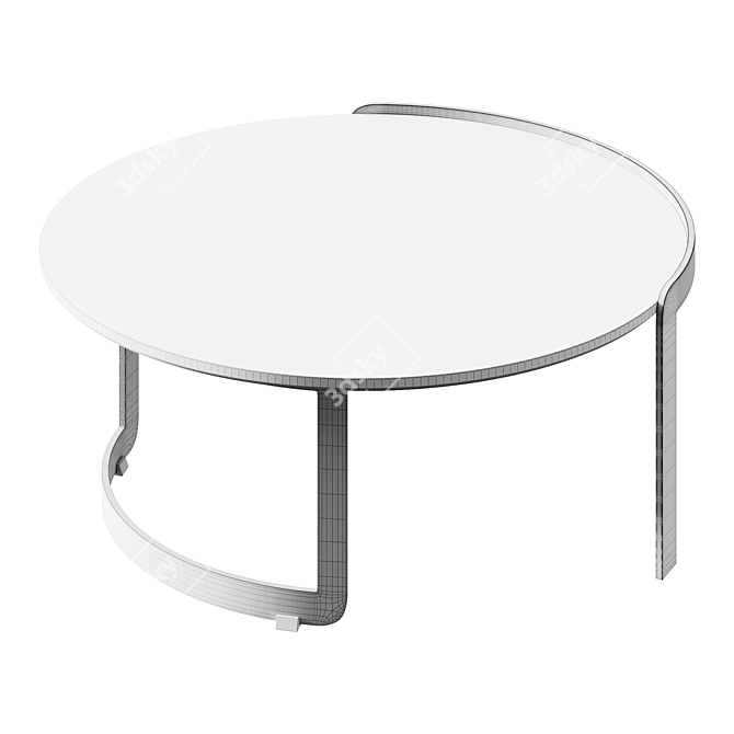 Sleek Rodgeir Coffee Table 3D model image 3