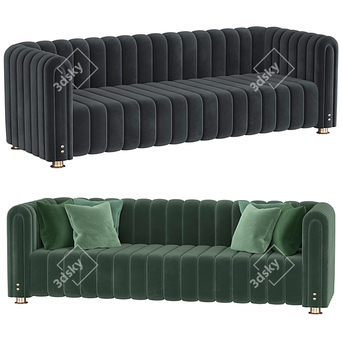 Porus Studio Inglewood Sofa 3D model image 1