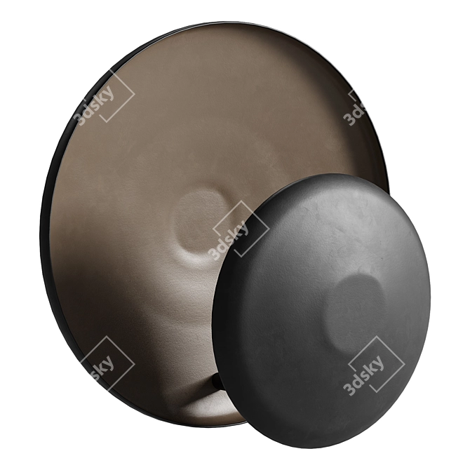 Naton Wall Light: Eclipse Illumination 3D model image 1