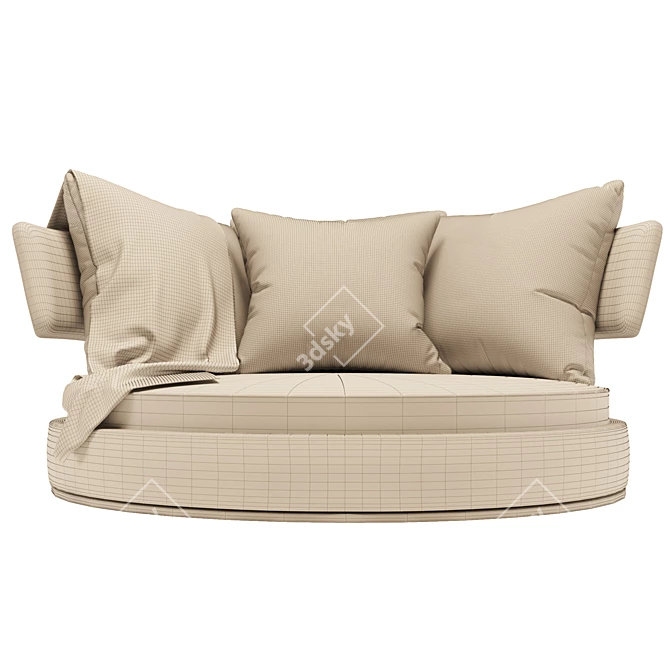 Elegant Comfort Soft Sofa 3D model image 3