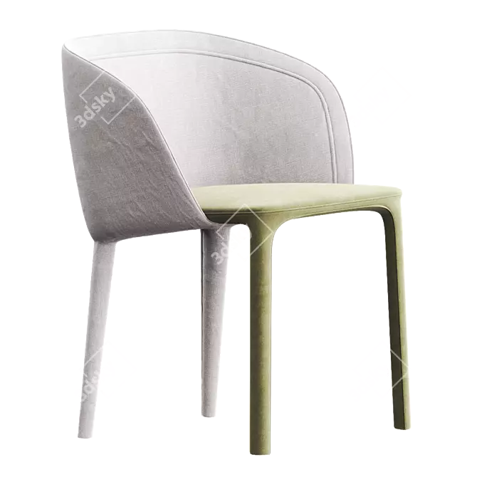 Elegant Lepel Smooth Table: Sleek Functional Design 3D model image 2