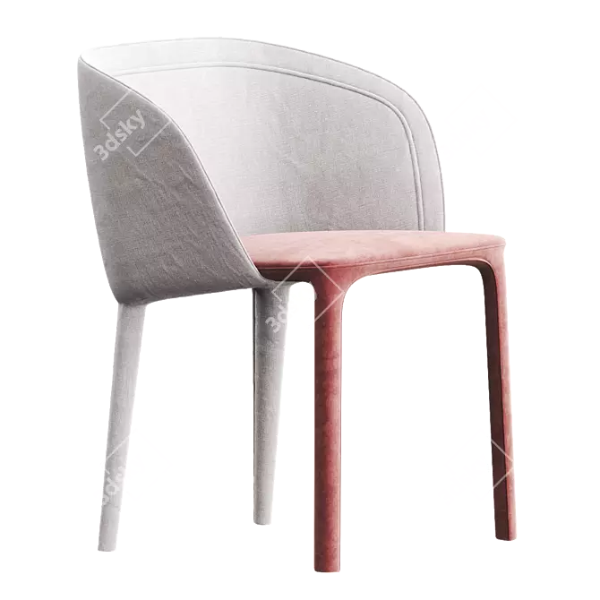 Elegant Lepel Smooth Table: Sleek Functional Design 3D model image 3