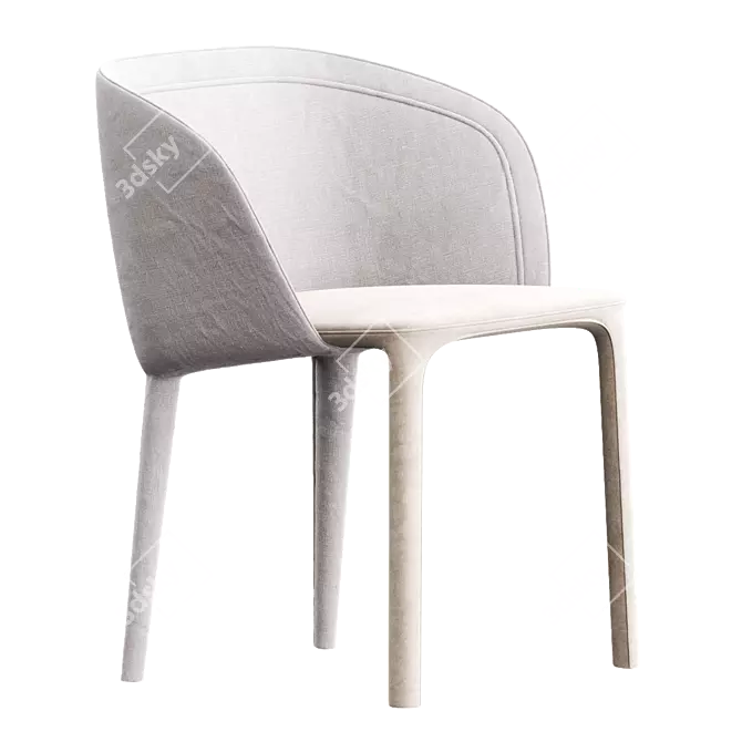 Elegant Lepel Smooth Table: Sleek Functional Design 3D model image 4