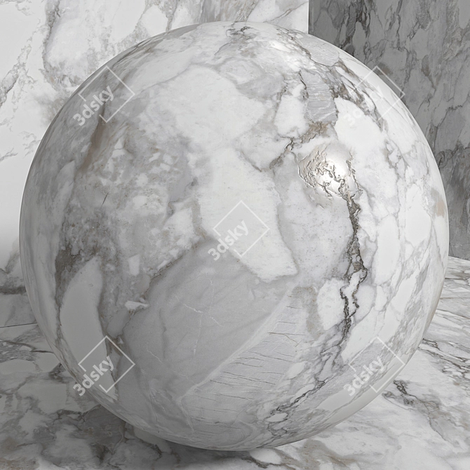 Seamless Stone Marble - Set 181 3D model image 6