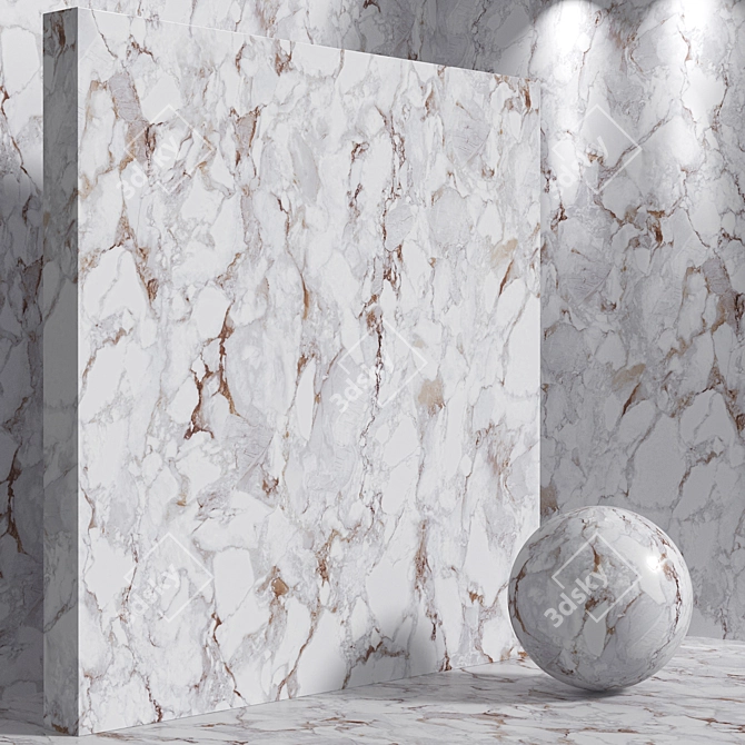 Seamless Stone Marble - Set 181 3D model image 7