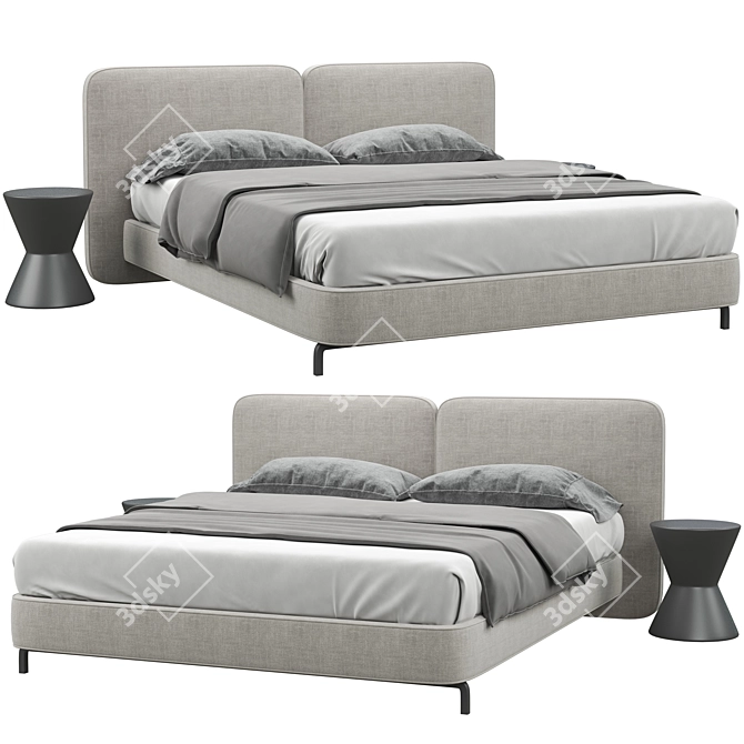 Tatlin Cover Minotti: Sleek, Stylish, Versatile 3D model image 1