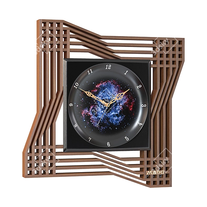 "Sekai" World Wall Clock 3D model image 1