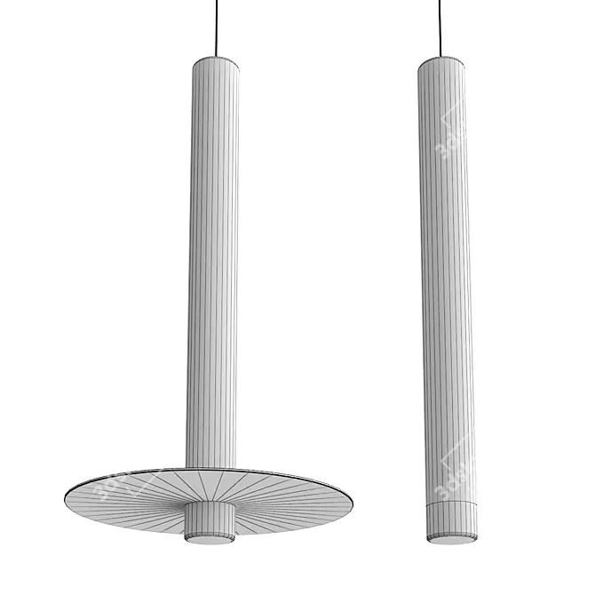 Elegant 40cm Gift Lamp 3D model image 3