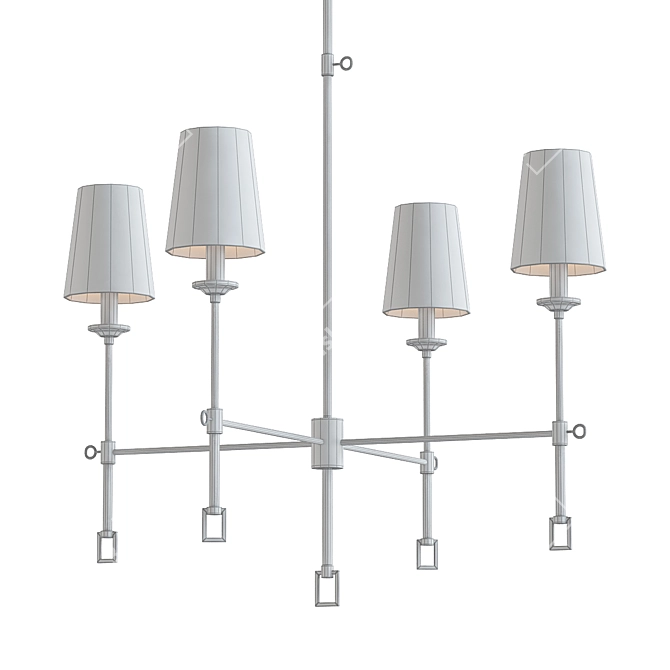 Elegant Muriel Chandelier: Exquisite Lighting Design 3D model image 2