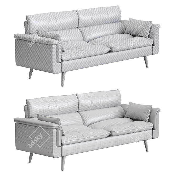 Imodern Harmony Sofa | Stylish and Versatile 3D model image 5