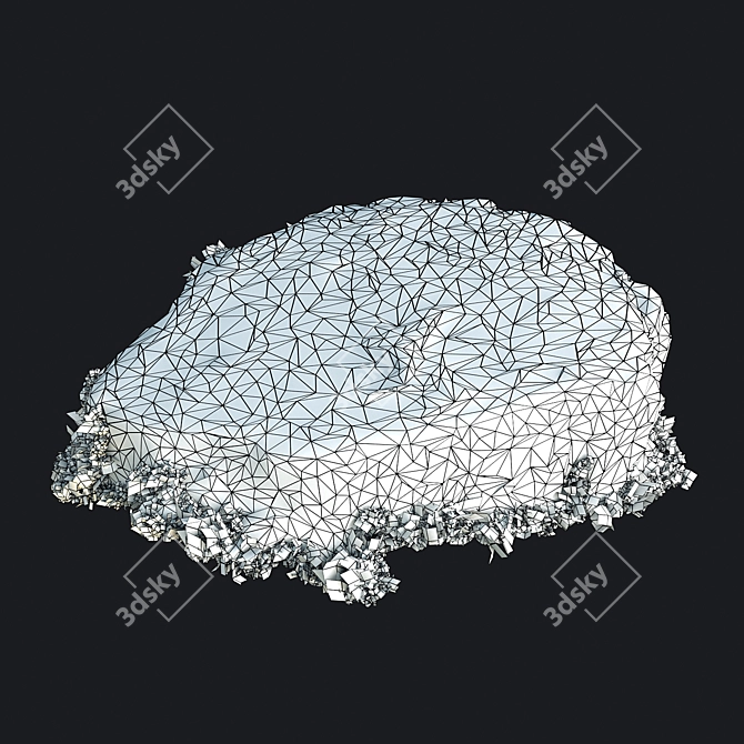 Mossy Photogrammetry Stump 3D model image 6