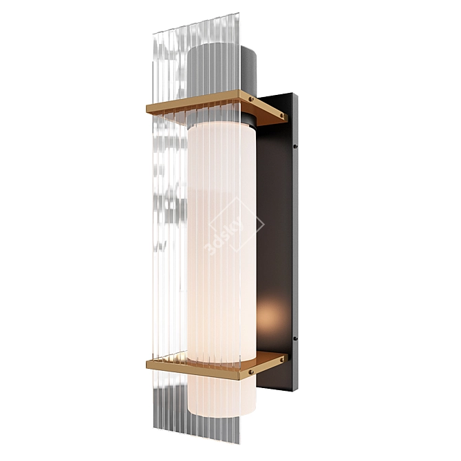 BODIE LED Outdoor Sconce: Sleek Illumination for Every Space 3D model image 1
