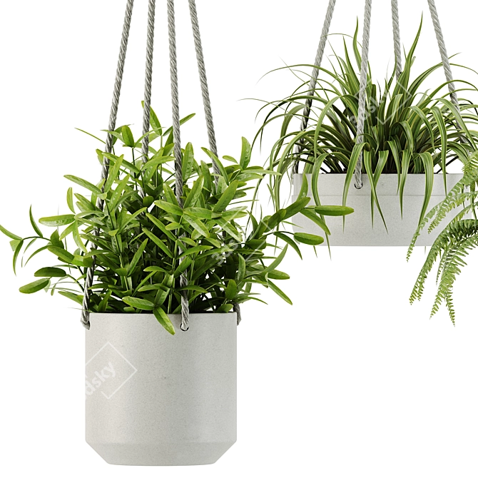 28-Plant Indoor Set: Green Up Your Space 3D model image 3