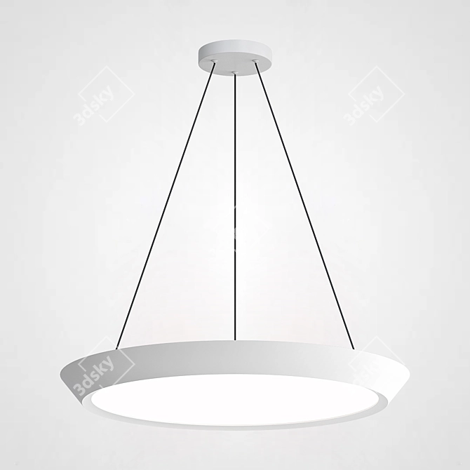 Minimalist LED Pendant Light - Solve 3D model image 4