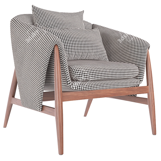 SleekMax Chair | High-Resolution Textures 3D model image 1