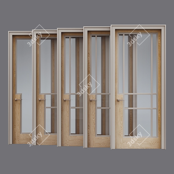 Elegant Design Door: Door Vector 3D model image 6