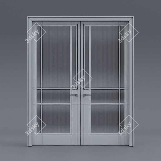 Elegant Design Door: Door Vector 3D model image 7