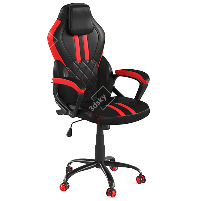 Gaming Beast Chair: UL-A074-RD-GG 3D model image 1