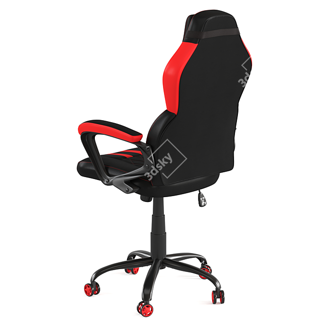 Gaming Beast Chair: UL-A074-RD-GG 3D model image 2