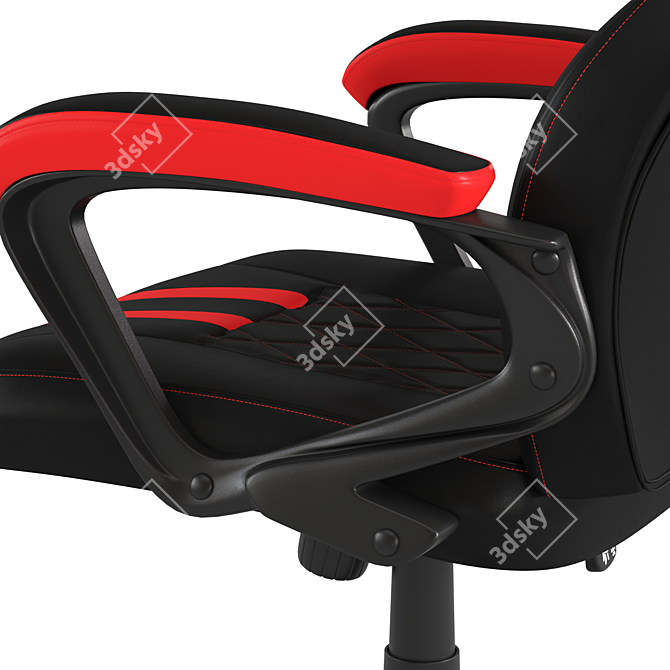 Gaming Beast Chair: UL-A074-RD-GG 3D model image 4