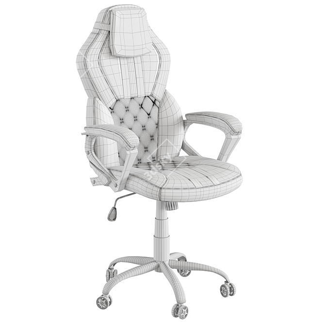 Gaming Beast Chair: UL-A074-RD-GG 3D model image 5