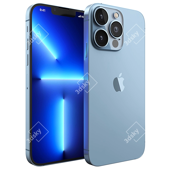 High Performance 3D Model - Apple iPhone 13 Pro 3D model image 9