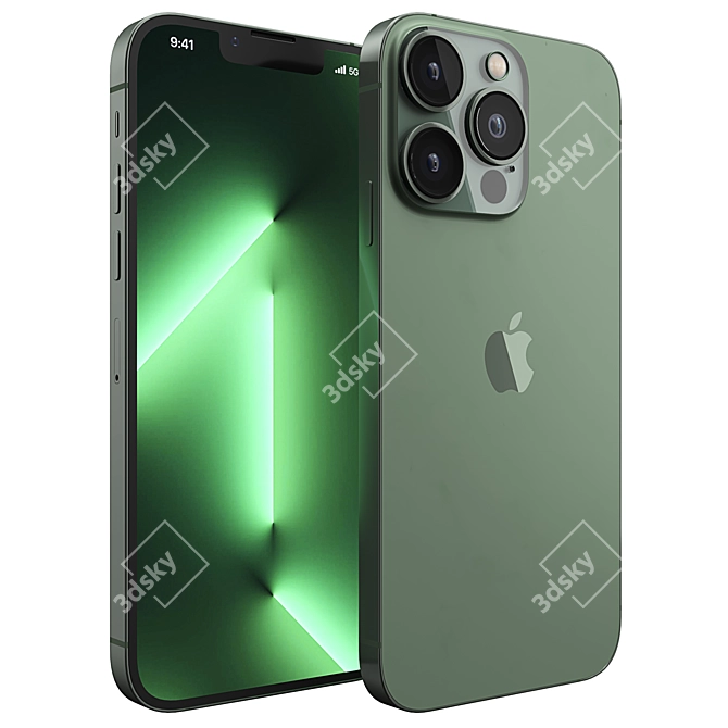 High Performance 3D Model - Apple iPhone 13 Pro 3D model image 10