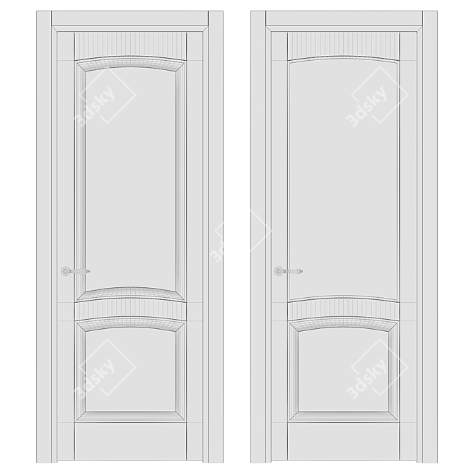 GALANT Collection: Volhovec Doors 3D model image 3