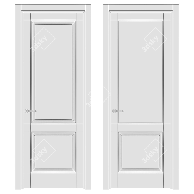 GALANT Volhovec Doors Collection 3D model image 4